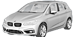 BMW F45 B1D38 Fault Code